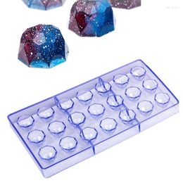 Baking Moulds 3D Chocolate Molds Diamond Plastic Mold For Bakery Cake Decoration Pastry Tools