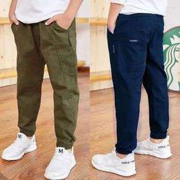 Trousers Spring Autumn Cotton Boys Pants Children Casual Kids Sports 3 4 5 6 7 8 9 10 11 12 13 Years Teenager Clothes