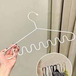 Hangers Racks 1/3pcs Waves Multi-port Support for Clothes Drying Multifunction Plastic Hanger Storage 230419