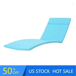 Camp Furniture Anthony Outdoor Chaise Lounge Cushion Blue