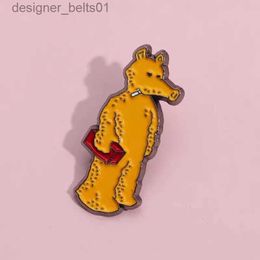 Pins Brooches Anteater Enamel Pins Brooches Hip Hop Singer Music Lel Badges Cartoon Animal Jewellery Gift for fan Friends Free ShippingL231120