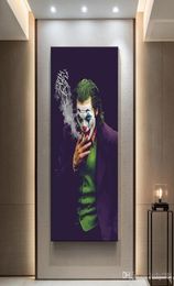 2020 The Joker Wall Art Canvas Painting Wall Prints Pictures Chaplin Joker Movie Poster for Home Decor Modern Nordic Style Paintin2794492