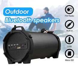 Outdoor Bluetooth Wireless Portable Sports Subwoofer Speaker Stereo Soundbar Desktop TFCard Mp3 player caixa de som6251853