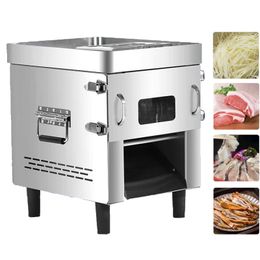 Electric Meat Cutter Machine Pull-out Blade Meat Shred Dicing Machine Commercial Vegetable Slicer Machine 220V 110V