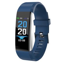 ID115 PLUS Colour Screen Smart Bracelet Sports Pedometer Watch Fitness Running Walking Tracker Pedometer Gift Bracelet