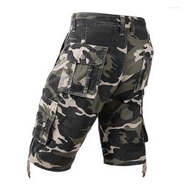 Men's Shorts 2023 Summer Camouflage Cargo Men Cotton Military Outdoor Casual For Fashion Multi Pocket Tactical Short Pants