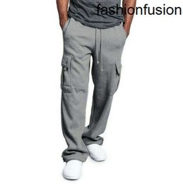 Men Sweatpants Long Loose Sport Pants Casual Elastic Waist Gym Slim Fit Trousers Running Joggers Hot Sale mens cargo clothing