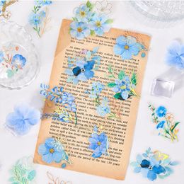 Gift Wrap Vintage Romantic Floral Handbook Diary Stickers Cute Kawaii Sunflower Sticker Pack For DIY Decoration