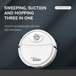 Vacuums Intelligent sweeping robot automatic USB charging multifunctional vacuum wireless floor cleaner for dry and wet cleaning 3in1 household use 231120