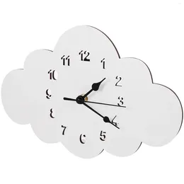 Wall Clocks Office Decor Silent Clock Animal Delicate Hanging Decorative Cloud Wooden Decoration Nordic Style