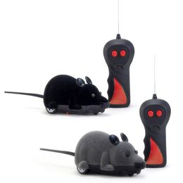 ElectricRC Animals Mouse Toys Wireless Mice Cat Remote Control False Novelty Funny Playing Electronic Rat 230419