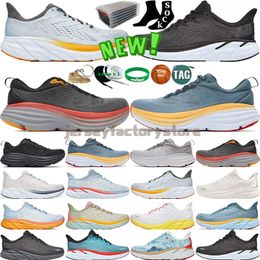 Hot ONE Running Shoes Men Women Bondi Clifton 8 Carbon x2 Athletic Shoe Shock Absorbing Road Highway Climbing Mens Womens Jogging Runners Outdoor Designer Sneakers