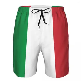 Men's Shorts Beach Short Swim Flag Of Italy Surfing Maillot De Bain Sport Board Swimwear