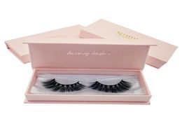 1PairsSet 3D Mink Natural Long False EyeLashes Thick Plastic Black Cotton Full Strip Fake Eye Lashes For Party Cosmetic Make Up T8472896