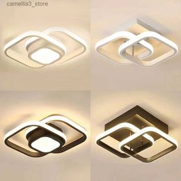 Ceiling Lights LED Aisle Ceiling Lights Nordic Modern Home Lighting Led Easy Installationfor Bedroom Living Room Corridor Light Balcony Lights Q231120