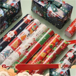 Christmas Decorations Christmas Decorations 10Pcs Wrap Paper Gift Large Bouquets Fresh Flowers Drop Delivery Home Garden Festive Party Dhvc6