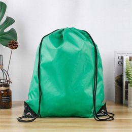 Outdoor Bags Polyester Drawstring Storage Bag Dual Strap Volleyball Football Sports Travelling Backpack Pouch Accessories