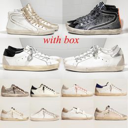 Sneakers Superstar Dirty Sports Schuhe Mode Männer Frauen Ball Stern Casual Schuhe weiße Leder Flachschuhqualität Luxus mit Schachtel