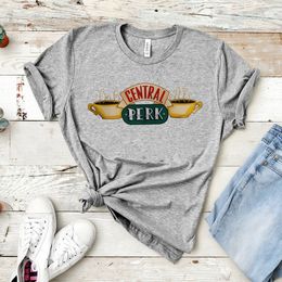 Women's T-Shirt Central Perk T-Shirt Friends TV Show Shirt Friends Central Perk Coffe Shop Shirts Cute Friends Tees Hipster Tops 230419