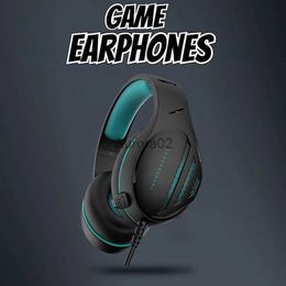 Cell Phone Earphones ECHOME Wired Headphone Gaming Headset Wired Microphone Virtual 7.1 Surround Sound Lightweighting RGB Backlight for PC Laptops YQ231120