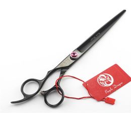 75 inch Purple Dragon Left Handed Pet Grooming Scissors Dog Cat Straight Scissors Puppy Haircutting Shears Cut Large Dog Tools1068148