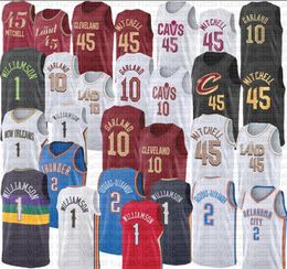 Donovan Mitchell basketball jerseys Darius Garland Gilgeous-Alexander Zion 1 Williamson City jersey Stitched