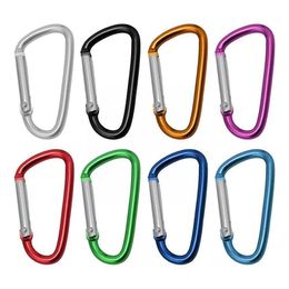 5 PCSCarabiners 3pcs/set Outdoor Climbing Alloy D Shape Buckle Carabiner Survial Clip Buckle Climb Chain Backpack Chain Hook J9m2 P230420