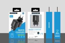 ESEEKGO ESPD-T01 1A1C QC3.0+PD20W Wall Charger for Laptops Tablets Mobilephones Travel Wall EU/US Plug Fast Chargers in Retail Box