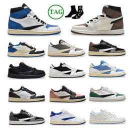 TS X 1 1s Scarpe basse eleganti Designer Reverse Mocha Fragment Nero Phantom Bianco Tan Arctic Punch Punta dorata Diamond Men Sneaker