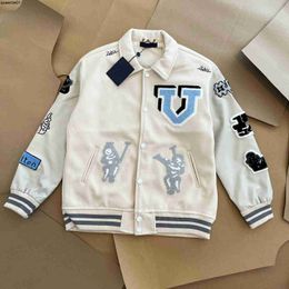 Men's Jackets New Fashion Baseball Coat Uniform Fashion Single Breasted Warm Jackets Couples Women Varsity Coats Men's Designer Clothing Top