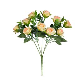 Long-term Hot Product Artificial Silk Rose Bouquet Bridal Bouquet Artificial Rose Bush Home Decoration Wedding Arrangements Valentine's Day Gift