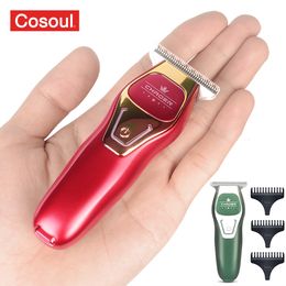 Hair Trimmer Hair Trimmer Mini Portable Electric Hair Clipper Rechargeable Small Hair Clipper Bald Head Hair Trimmer Barber Haircut Shaver 230419