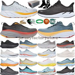 ONE Running Shoes For Men Women Bondi Clifton 8 Carbon x2 Athletic Shoe Shock Absorbing Road Highway Climbing Mens Womens Trainers Runners Outdoor Training Sneakers