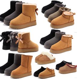 designer UGGsity slippers snow boots mini women winter australia platform ug boot fur slipper ankle wool shoes sheepskin real leather classic booties 6!35ESS