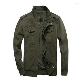 Men's Jackets Military Style Army Male Brand Clothes Streetwear Cotton Mens Casual Bomber Plus Size M-6Xl