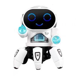 RC Robot Toys Electronic Walking Intelligent Dance Light Music Octopus Educational Toy For Kids Children Birthday Gift 230419