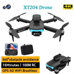 LS-XT204 Mini Drone 4k Profesional 8K HD Camera Obstacle Avoidance Aerial Photography Brushless Foldable Quadcopter Gift Toy
