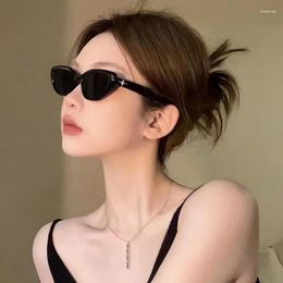 Sunglasses 2023 Fashion Vintage Luxury Frame Trendy Glasses Colourful Sexy Women Unisex Eyewear UV400