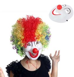 Cosplay Mask Halloween Cartoon Red Nose Clown Gifts Party011092719