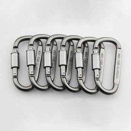 5 PCSCarabiners Carabiner Travel Kit Camping Equipment Alloy Aluminium Survival Gear Camp Mountaineering Hook Outdoor Carabiner P230420