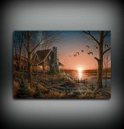 HD Printed Terry Redlin Oil Painting Home Decoration Wall Art on Canvas Comforts of Home Unframed3591336