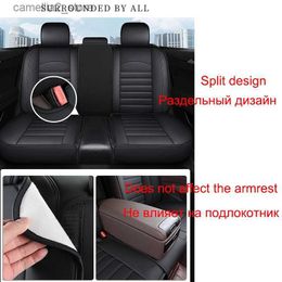 Car Seat Covers PU Leather Cover For AUDI A3 A1 A4 A5 A6 A6L A7 A8 A8L Interior Accessories Q231120