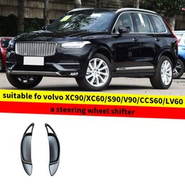 The black car steering wheel shift paddles are suitable for Volvo XC90/XC60/S90/V90/LV60