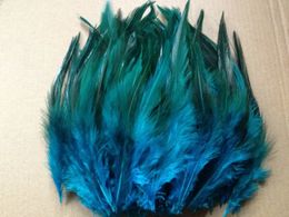 Other Event Party Supplies 50 pcs blue pheasant feather 1015cm long DIY Jewellery decoration Rooster feathers 231118