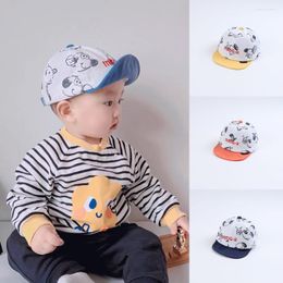 Berets Baby Boy Hat Dog Bone Graffiti Thin Baseball Cap Soft Brim Summer Sunshade Children's Peaked Caps Cotton Boys Girls Hats For Kid