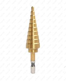 Titanium Step Cone Drill Bit Hole Cutter 420MM HSS 4241 For Sheet Metal Wood Drilling Tools1296881