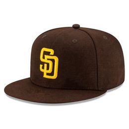 24 Styles Padreses- SD Letter Baseball Caps Spring Casual Fashion Casquette Bone Cotton Hat for Men Women Apparel Wholesale Snapbac 565