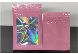 Jewellery Boxes 10 PCS Zipper Display Packaging Opp Holographic Laser Colour Plastic for DIY Retail Storage 231118