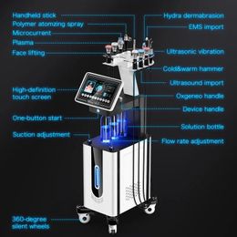 Hydra Facial H2-O2 Dermabrasion Water Peel Aqua Peeling Cleaning Oxygen Jet Facial Beauty Device