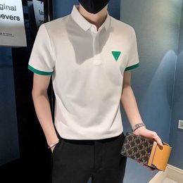 Men's T-Shirts Cotton Brand Short Sleeve Shirt Men's 2023 Summer New Fashion Embroidery Business Shirts Luxury Men's Casual Wear Tops